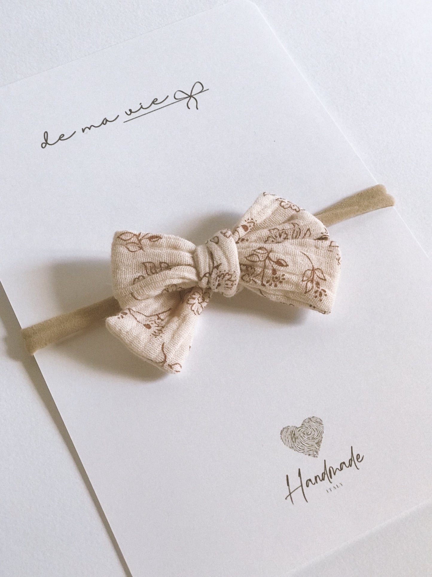 Fiocco dolce amore mussolina - Fascia