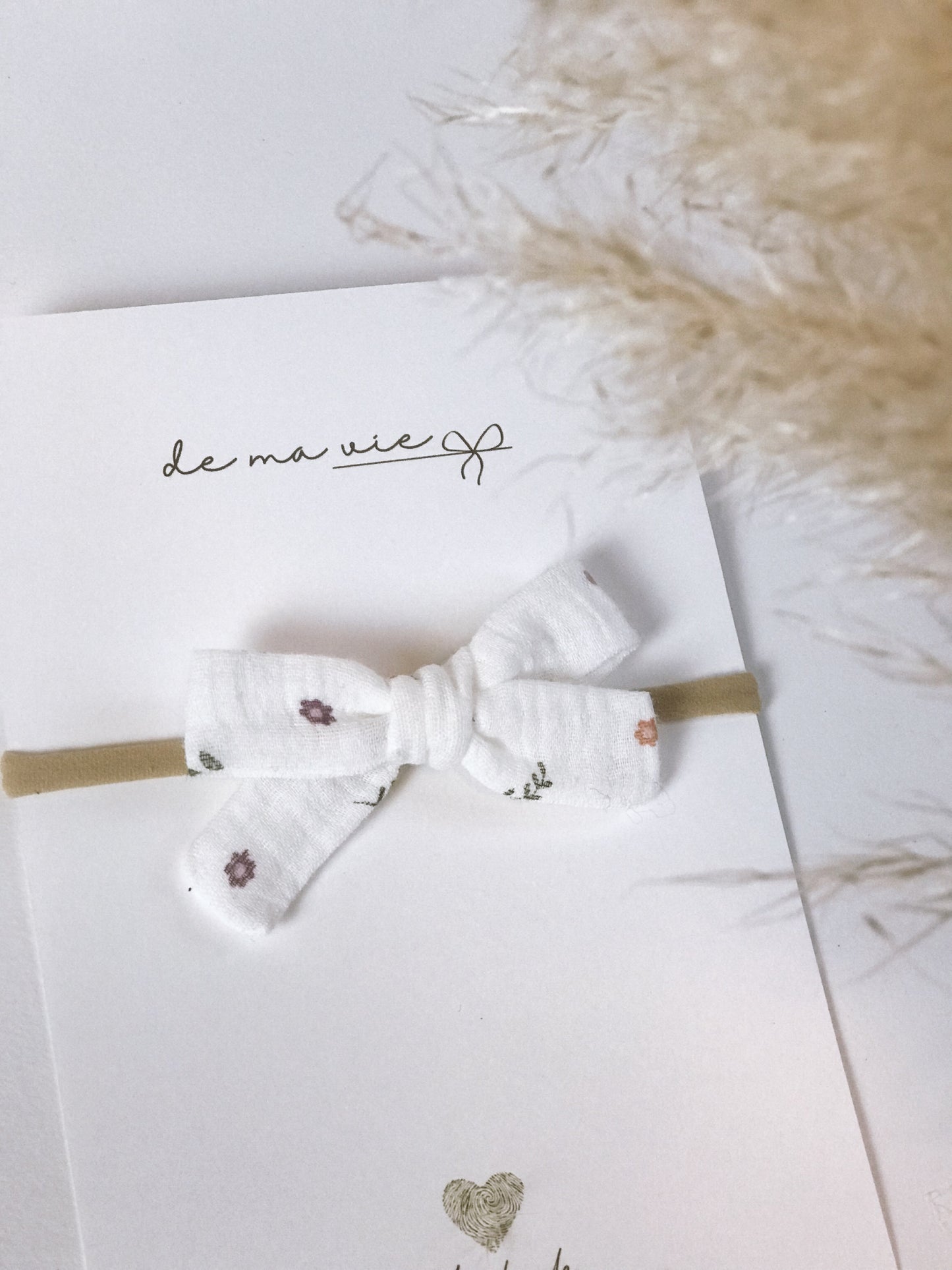 Fiocco dolce amore mussolina - Fascia
