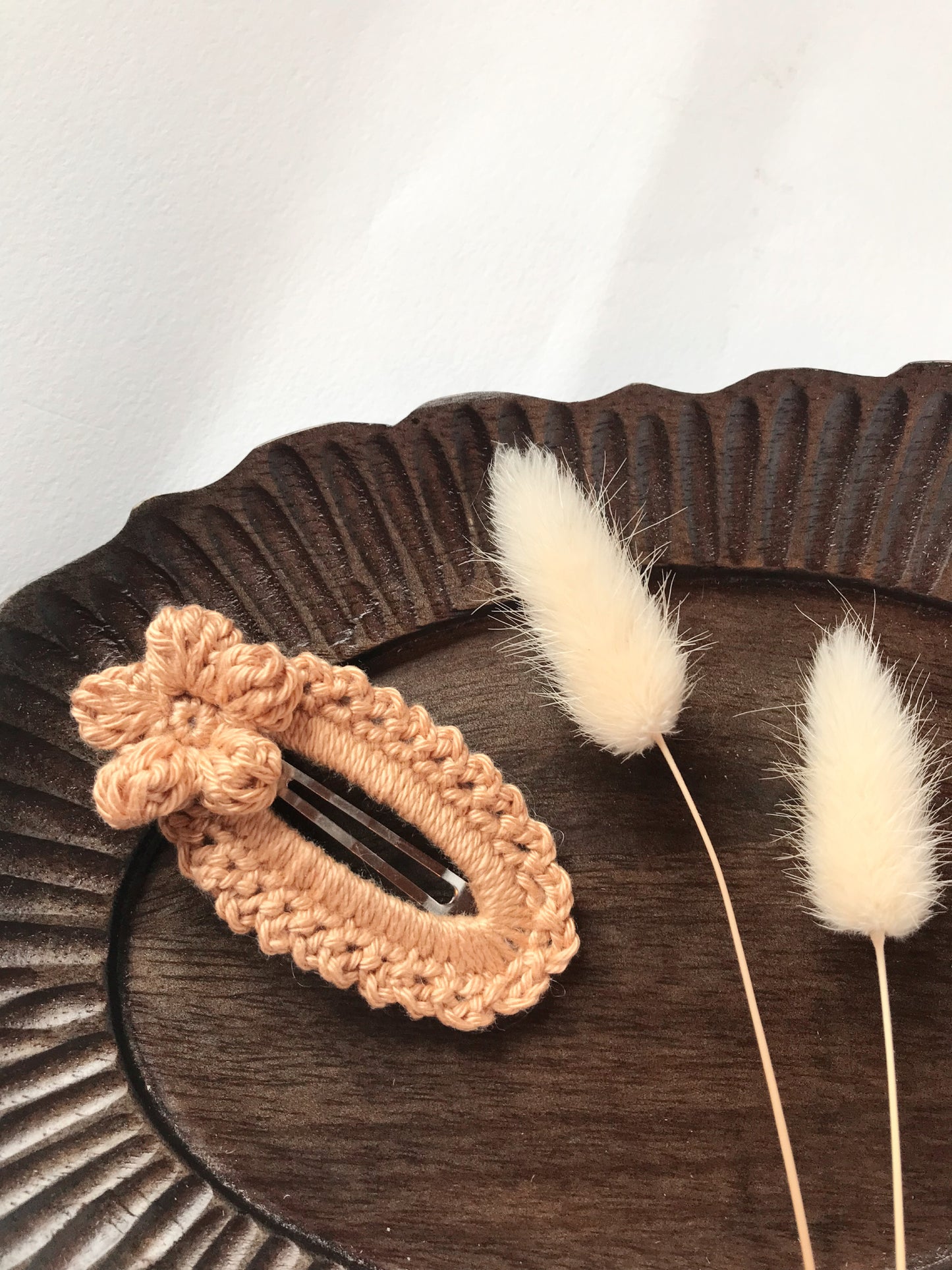 "Clip fiore cotone"
